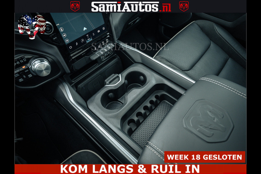 Dodge Ram V8 5.7 402PK | LARAMIE SPORT | Krachtige Hemi | Panorama Dak | 12' Scherm | LPG | Comfortabele Dubbele Cabine met Royale 5 Zitplaatsen | NIEUW EN BPM vrij | Nu Leverbaar uit Voorraad | Nr 2529 - 1277 |