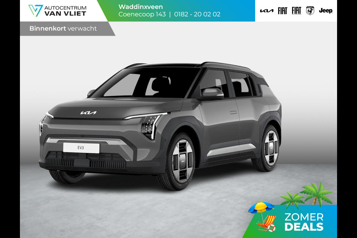 Kia EV3 Plus 81.4 kWh | Binnenkort beschikbaar | Stoel & Stuurverwarming | Apple Carplay | Adapt. Cruise | Camera | 17" | Navi