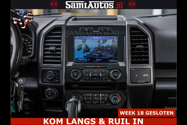 Ford USA F-150 5.0 V8 4X4 | MAT OLIVE GREEN | BIJTELLING VRIJ | ZEER DIK | CAMERA | 3500KG | PANORAMA | LEDER | GO RHINO ROLLBAR | CRUISE CONTROL | PRINS LPG | BAKFLIP COVER | Deze pick-up is leverbaar met zowel een groot rijbewijs (C) als een klein rijbewijs (B). Laat ons weten wat jouw voorkeur is.