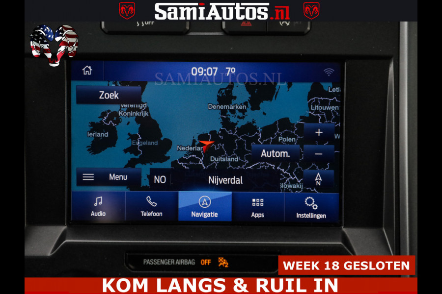 Ford USA F-150 5.0 V8 4X4 | MAT OLIVE GREEN | BIJTELLING VRIJ | ZEER DIK | CAMERA | 3500KG | PANORAMA | LEDER | GO RHINO ROLLBAR | CRUISE CONTROL | PRINS LPG | BAKFLIP COVER | Deze pick-up is leverbaar met zowel een groot rijbewijs (C) als een klein rijbewijs (B). Laat ons weten wat jouw voorkeur is.