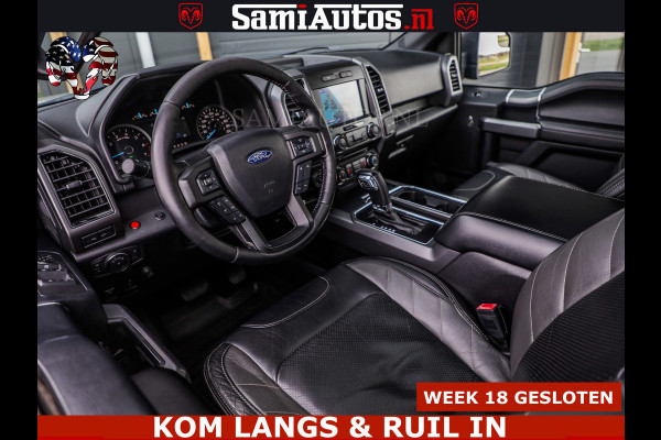 Ford USA F-150 5.0 V8 4X4 | MAT OLIVE GREEN | BIJTELLING VRIJ | ZEER DIK | CAMERA | 3500KG | PANORAMA | LEDER | GO RHINO ROLLBAR | CRUISE CONTROL | PRINS LPG | BAKFLIP COVER | Deze pick-up is leverbaar met zowel een groot rijbewijs (C) als een klein rijbewijs (B). Laat ons weten wat jouw voorkeur is.