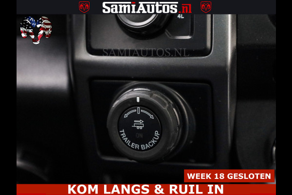 Ford USA F-150 5.0 V8 4X4 | MAT OLIVE GREEN | BIJTELLING VRIJ | ZEER DIK | CAMERA | 3500KG | PANORAMA | LEDER | GO RHINO ROLLBAR | CRUISE CONTROL | PRINS LPG | BAKFLIP COVER | Deze pick-up is leverbaar met zowel een groot rijbewijs (C) als een klein rijbewijs (B). Laat ons weten wat jouw voorkeur is.