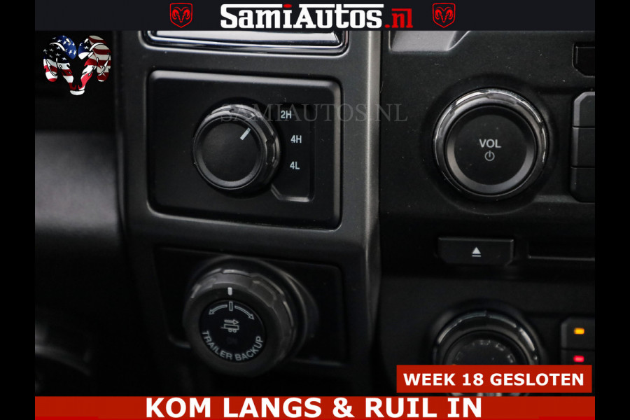 Ford USA F-150 5.0 V8 4X4 | MAT OLIVE GREEN | BIJTELLING VRIJ | ZEER DIK | CAMERA | 3500KG | PANORAMA | LEDER | GO RHINO ROLLBAR | CRUISE CONTROL | PRINS LPG | BAKFLIP COVER | Deze pick-up is leverbaar met zowel een groot rijbewijs (C) als een klein rijbewijs (B). Laat ons weten wat jouw voorkeur is.