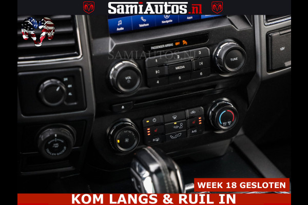 Ford USA F-150 5.0 V8 4X4 | MAT OLIVE GREEN | BIJTELLING VRIJ | ZEER DIK | CAMERA | 3500KG | PANORAMA | LEDER | GO RHINO ROLLBAR | CRUISE CONTROL | PRINS LPG | BAKFLIP COVER | Deze pick-up is leverbaar met zowel een groot rijbewijs (C) als een klein rijbewijs (B). Laat ons weten wat jouw voorkeur is.