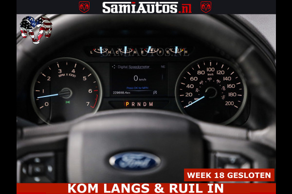 Ford USA F-150 5.0 V8 4X4 | MAT OLIVE GREEN | BIJTELLING VRIJ | ZEER DIK | CAMERA | 3500KG | PANORAMA | LEDER | GO RHINO ROLLBAR | CRUISE CONTROL | PRINS LPG | BAKFLIP COVER | Deze pick-up is leverbaar met zowel een groot rijbewijs (C) als een klein rijbewijs (B). Laat ons weten wat jouw voorkeur is.