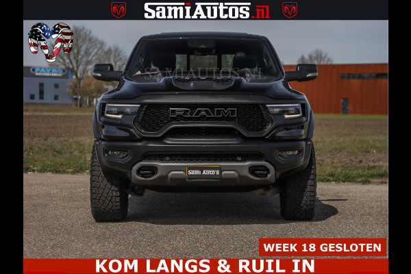 Dodge Ram TRX HELLCAT | 6.2 V8 712PK SUPERCHARGER | FULLY LOADED | CARBON | BLACK ON BLACK | CREW CAB | DUBBELE CABINE | 5 PERSOONS |