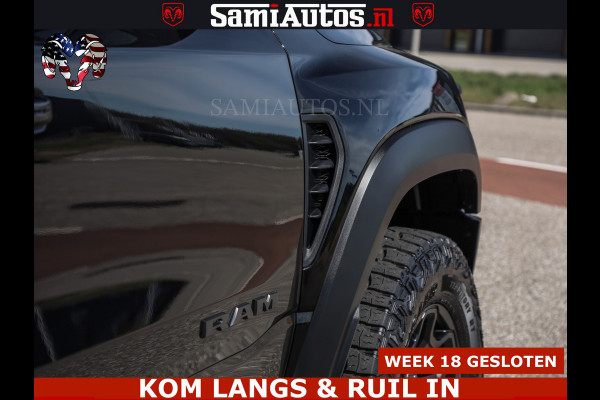 Dodge Ram TRX HELLCAT | 6.2 V8 712PK SUPERCHARGER | FULLY LOADED | CARBON | BLACK ON BLACK | CREW CAB | DUBBELE CABINE | 5 PERSOONS |
