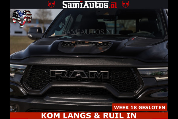 Dodge Ram TRX HELLCAT | 6.2 V8 712PK SUPERCHARGER | FULLY LOADED | CARBON | BLACK ON BLACK | CREW CAB | DUBBELE CABINE | 5 PERSOONS |