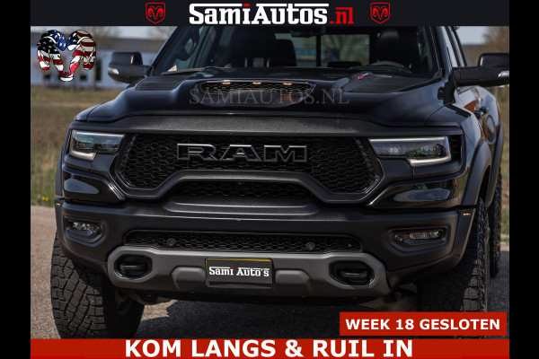Dodge Ram TRX HELLCAT | 6.2 V8 712PK SUPERCHARGER | FULLY LOADED | CARBON | BLACK ON BLACK | CREW CAB | DUBBELE CABINE | 5 PERSOONS |