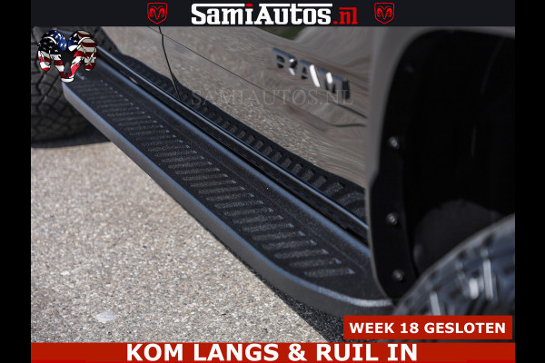 Dodge Ram TRX HELLCAT | 6.2 V8 712PK SUPERCHARGER | FULLY LOADED | CARBON | BLACK ON BLACK | CREW CAB | DUBBELE CABINE | 5 PERSOONS |