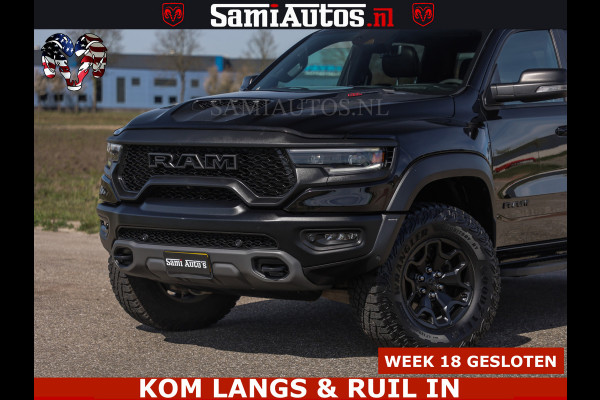 Dodge Ram TRX HELLCAT | 6.2 V8 712PK SUPERCHARGER | FULLY LOADED | CARBON | BLACK ON BLACK | CREW CAB | DUBBELE CABINE | 5 PERSOONS |