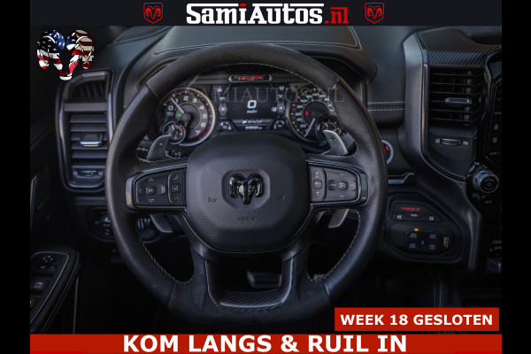 Dodge Ram TRX HELLCAT | 6.2 V8 712PK SUPERCHARGER | FULLY LOADED | CARBON | BLACK ON BLACK | CREW CAB | DUBBELE CABINE | 5 PERSOONS |