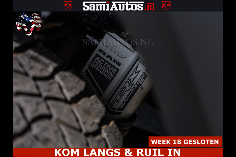 Dodge Ram TRX HELLCAT | 6.2 V8 712PK SUPERCHARGER | FULLY LOADED | CARBON | BLACK ON BLACK | CREW CAB | DUBBELE CABINE | 5 PERSOONS |