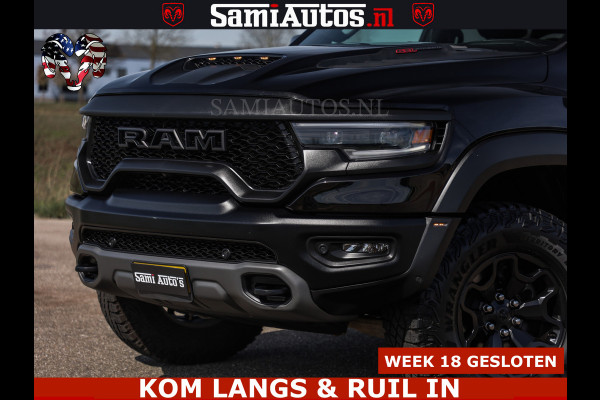 Dodge Ram TRX HELLCAT | 6.2 V8 712PK SUPERCHARGER | FULLY LOADED | CARBON | BLACK ON BLACK | CREW CAB | DUBBELE CABINE | 5 PERSOONS |
