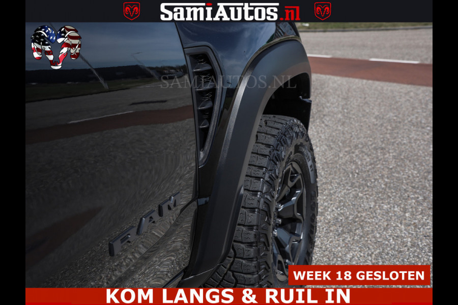 Dodge Ram TRX HELLCAT | 6.2 V8 712PK SUPERCHARGER | FULLY LOADED | CARBON | BLACK ON BLACK | CREW CAB | DUBBELE CABINE | 5 PERSOONS |