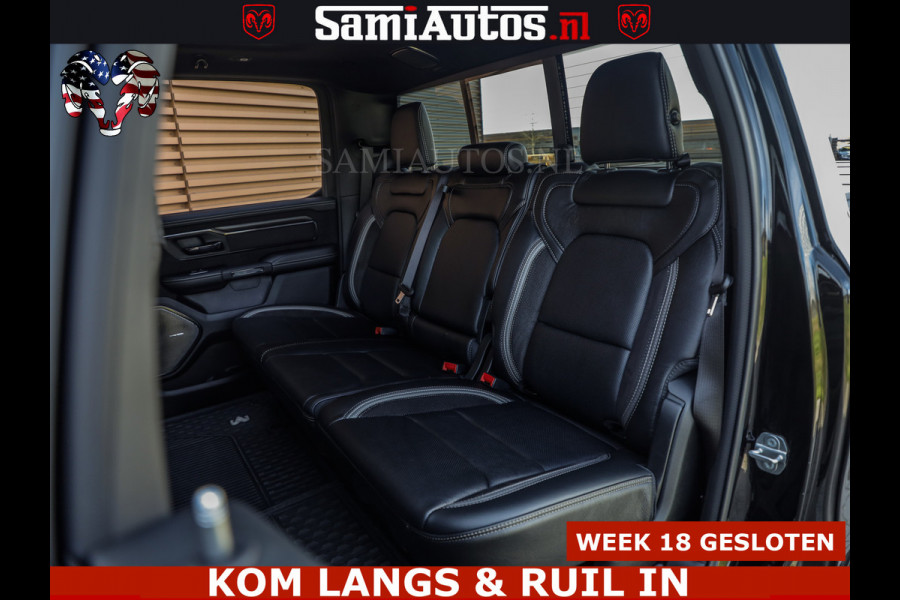 Dodge Ram TRX HELLCAT | 6.2 V8 712PK SUPERCHARGER | FULLY LOADED | CARBON | BLACK ON BLACK | CREW CAB | DUBBELE CABINE | 5 PERSOONS |