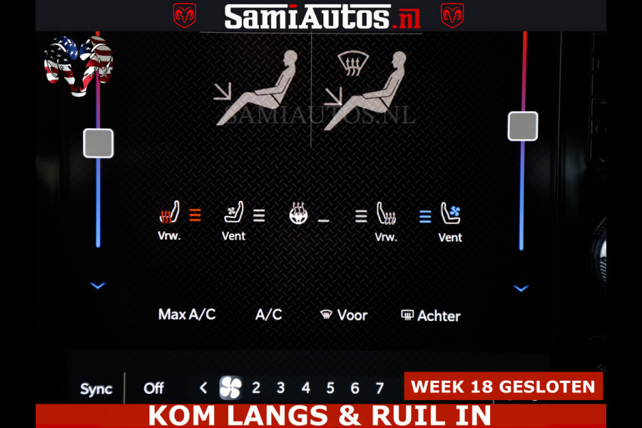 Dodge Ram TRX HELLCAT | 6.2 V8 712PK SUPERCHARGER | FULLY LOADED | CARBON | BLACK ON BLACK | CREW CAB | DUBBELE CABINE | 5 PERSOONS |