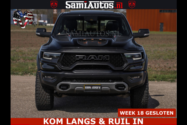 Dodge Ram TRX HELLCAT | 6.2 V8 712PK SUPERCHARGER | FULLY LOADED | CARBON | BLACK ON BLACK | CREW CAB | DUBBELE CABINE | 5 PERSOONS |