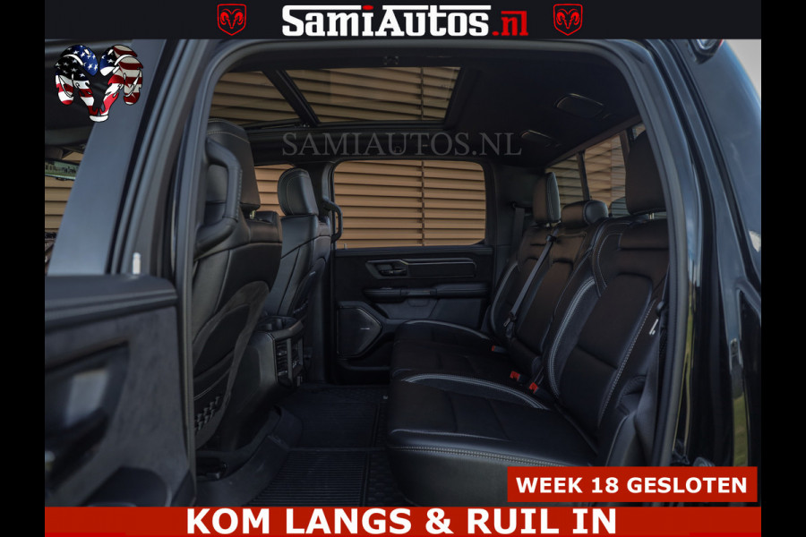 Dodge Ram TRX HELLCAT | 6.2 V8 712PK SUPERCHARGER | FULLY LOADED | CARBON | BLACK ON BLACK | CREW CAB | DUBBELE CABINE | 5 PERSOONS |