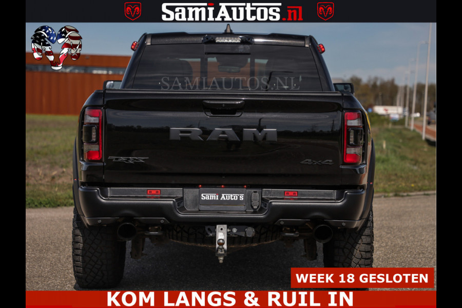 Dodge Ram TRX HELLCAT | 6.2 V8 712PK SUPERCHARGER | FULLY LOADED | CARBON | BLACK ON BLACK | CREW CAB | DUBBELE CABINE | 5 PERSOONS |