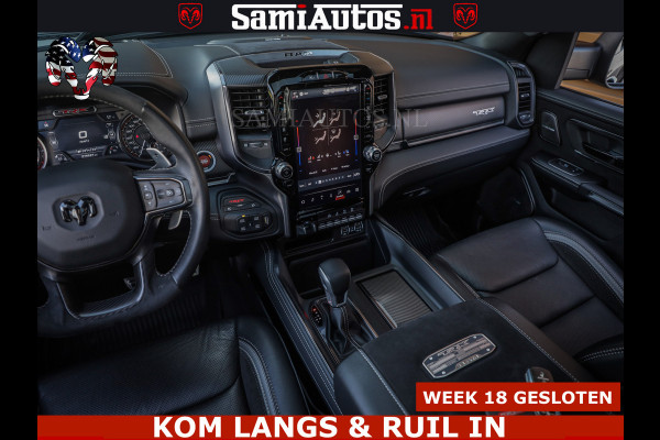 Dodge Ram TRX HELLCAT | 6.2 V8 712PK SUPERCHARGER | FULLY LOADED | CARBON | BLACK ON BLACK | CREW CAB | DUBBELE CABINE | 5 PERSOONS |