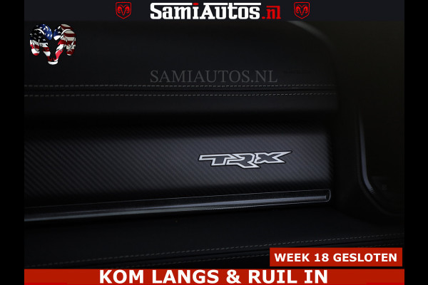 Dodge Ram TRX HELLCAT | 6.2 V8 712PK SUPERCHARGER | FULLY LOADED | CARBON | BLACK ON BLACK | CREW CAB | DUBBELE CABINE | 5 PERSOONS |