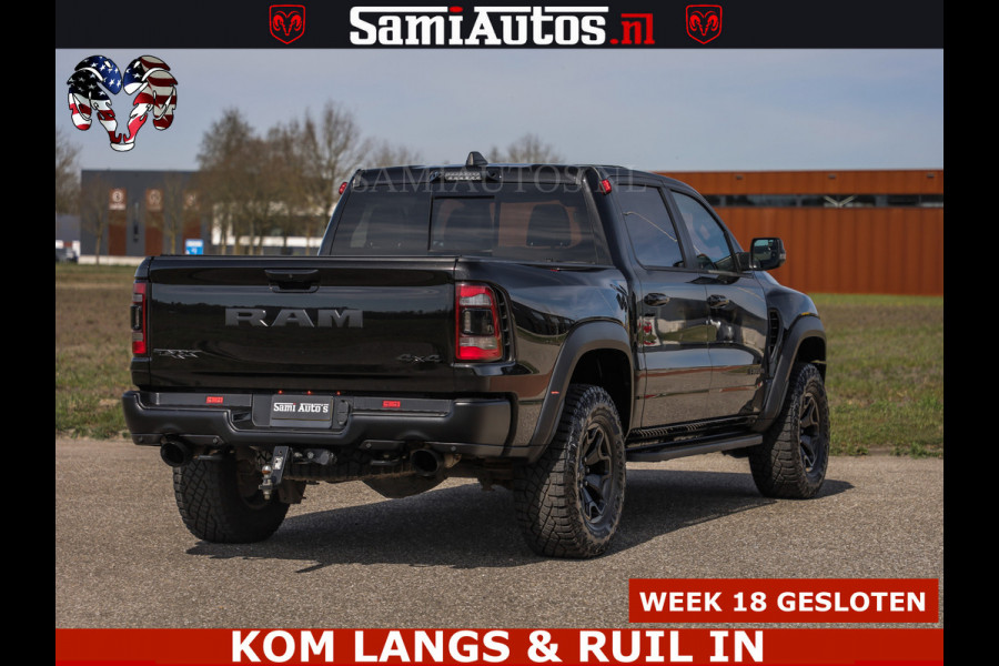 Dodge Ram TRX HELLCAT | 6.2 V8 712PK SUPERCHARGER | FULLY LOADED | CARBON | BLACK ON BLACK | CREW CAB | DUBBELE CABINE | 5 PERSOONS |