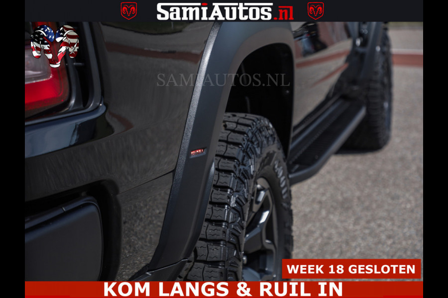 Dodge Ram TRX HELLCAT | 6.2 V8 712PK SUPERCHARGER | FULLY LOADED | CARBON | BLACK ON BLACK | CREW CAB | DUBBELE CABINE | 5 PERSOONS |