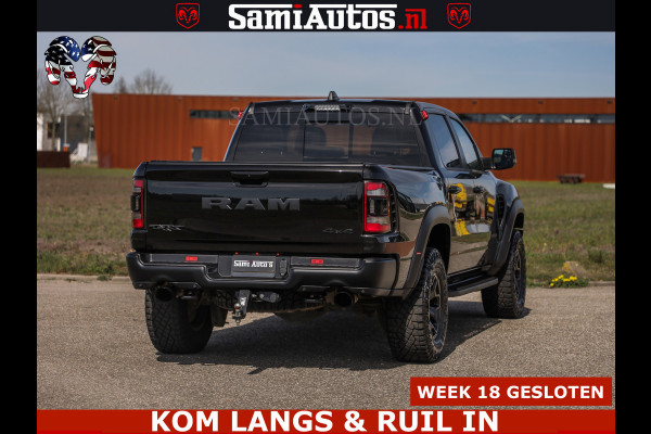 Dodge Ram TRX HELLCAT | 6.2 V8 712PK SUPERCHARGER | FULLY LOADED | CARBON | BLACK ON BLACK | CREW CAB | DUBBELE CABINE | 5 PERSOONS |