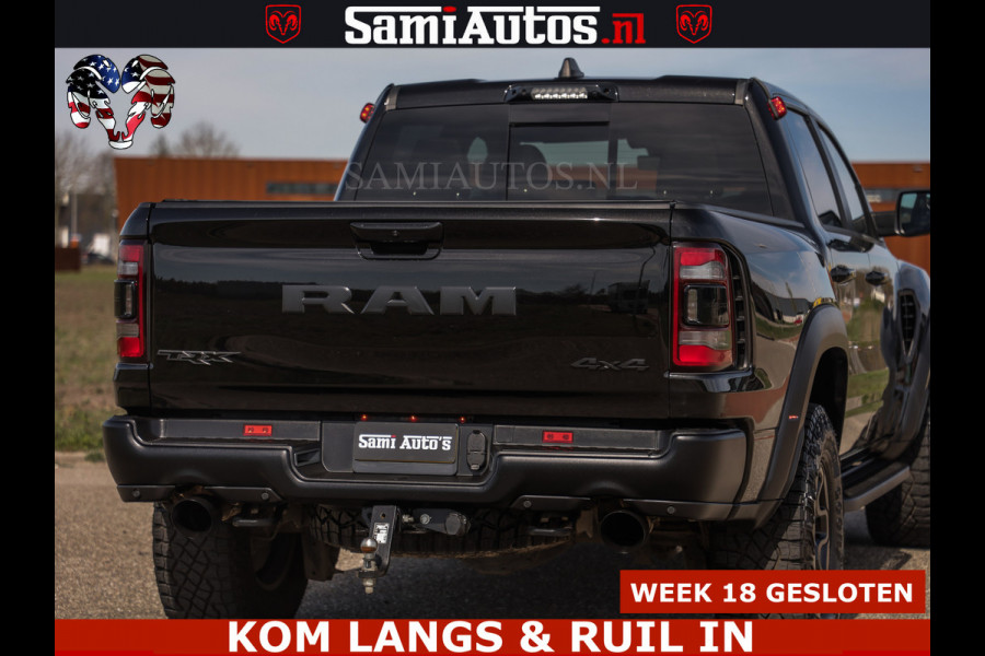 Dodge Ram TRX HELLCAT | 6.2 V8 712PK SUPERCHARGER | FULLY LOADED | CARBON | BLACK ON BLACK | CREW CAB | DUBBELE CABINE | 5 PERSOONS |