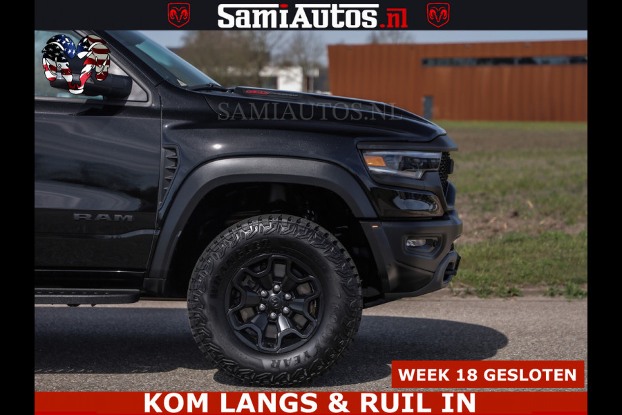 Dodge Ram TRX HELLCAT | 6.2 V8 712PK SUPERCHARGER | FULLY LOADED | CARBON | BLACK ON BLACK | CREW CAB | DUBBELE CABINE | 5 PERSOONS |