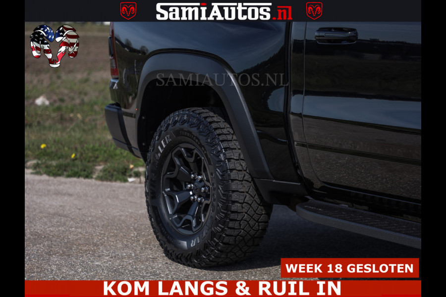 Dodge Ram TRX HELLCAT | 6.2 V8 712PK SUPERCHARGER | FULLY LOADED | CARBON | BLACK ON BLACK | CREW CAB | DUBBELE CABINE | 5 PERSOONS |