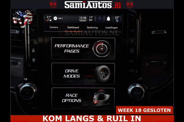 Dodge Ram TRX HELLCAT | 6.2 V8 712PK SUPERCHARGER | FULLY LOADED | CARBON | BLACK ON BLACK | CREW CAB | DUBBELE CABINE | 5 PERSOONS |