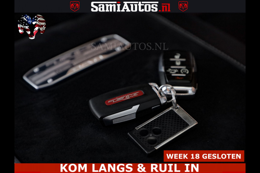 Dodge Ram TRX HELLCAT | 6.2 V8 712PK SUPERCHARGER | FULLY LOADED | CARBON | BLACK ON BLACK | CREW CAB | DUBBELE CABINE | 5 PERSOONS |