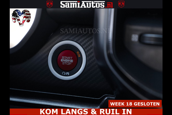 Dodge Ram TRX HELLCAT | 6.2 V8 712PK SUPERCHARGER | FULLY LOADED | CARBON | BLACK ON BLACK | CREW CAB | DUBBELE CABINE | 5 PERSOONS |