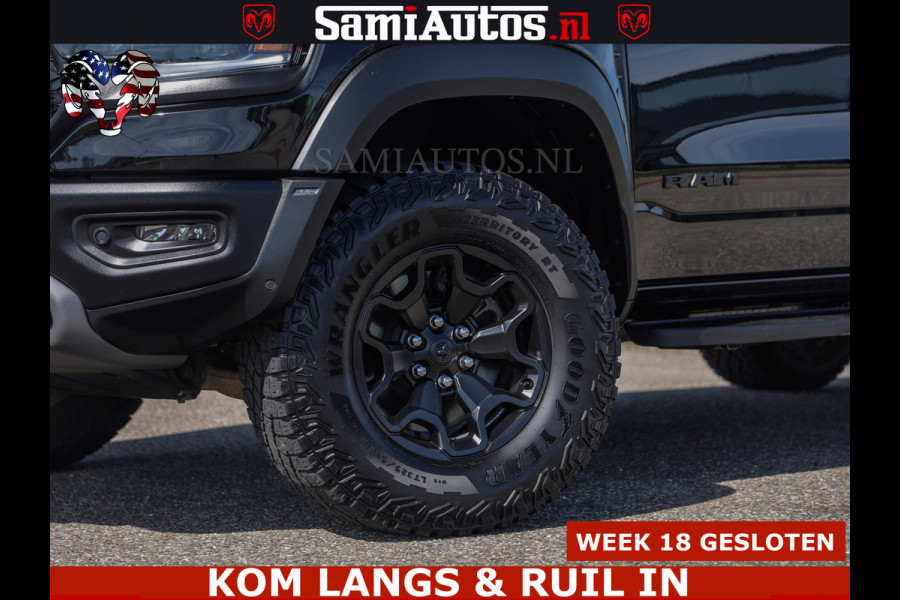 Dodge Ram TRX HELLCAT | 6.2 V8 712PK SUPERCHARGER | FULLY LOADED | CARBON | BLACK ON BLACK | CREW CAB | DUBBELE CABINE | 5 PERSOONS |