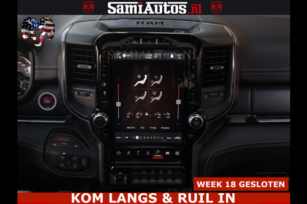 Dodge Ram TRX HELLCAT | 6.2 V8 712PK SUPERCHARGER | FULLY LOADED | CARBON | BLACK ON BLACK | CREW CAB | DUBBELE CABINE | 5 PERSOONS |