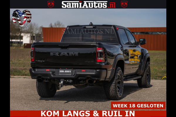Dodge Ram TRX HELLCAT | 6.2 V8 712PK SUPERCHARGER | FULLY LOADED | CARBON | BLACK ON BLACK | CREW CAB | DUBBELE CABINE | 5 PERSOONS |