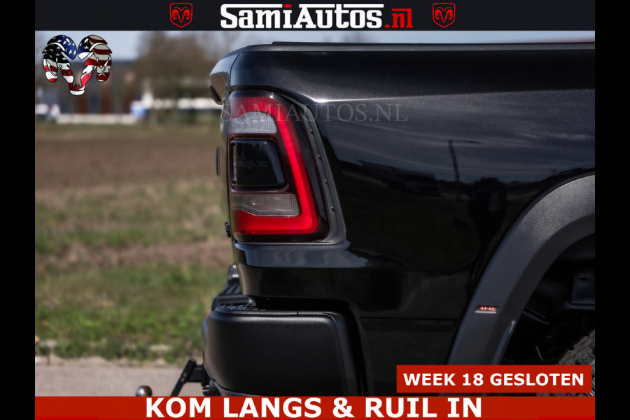 Dodge Ram TRX HELLCAT | 6.2 V8 712PK SUPERCHARGER | FULLY LOADED | CARBON | BLACK ON BLACK | CREW CAB | DUBBELE CABINE | 5 PERSOONS |