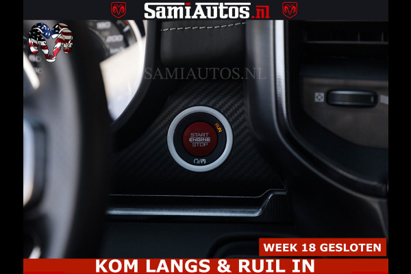 Dodge Ram TRX HELLCAT | 6.2 V8 712PK SUPERCHARGER | FULLY LOADED | CARBON | BLACK ON BLACK | CREW CAB | DUBBELE CABINE | 5 PERSOONS |