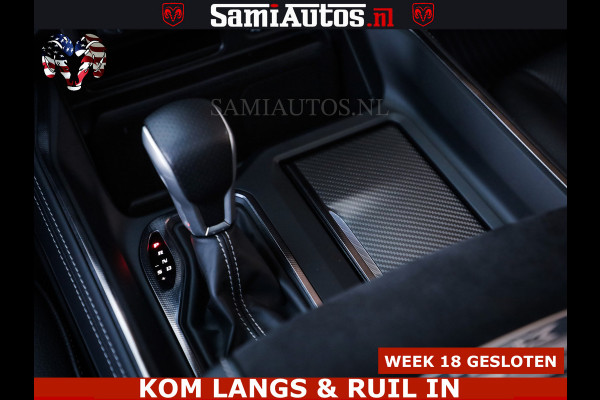 Dodge Ram TRX HELLCAT | 6.2 V8 712PK SUPERCHARGER | FULLY LOADED | CARBON | BLACK ON BLACK | CREW CAB | DUBBELE CABINE | 5 PERSOONS |