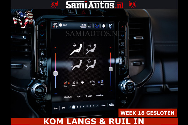 Dodge Ram TRX HELLCAT | 6.2 V8 712PK SUPERCHARGER | FULLY LOADED | CARBON | BLACK ON BLACK | CREW CAB | DUBBELE CABINE | 5 PERSOONS |