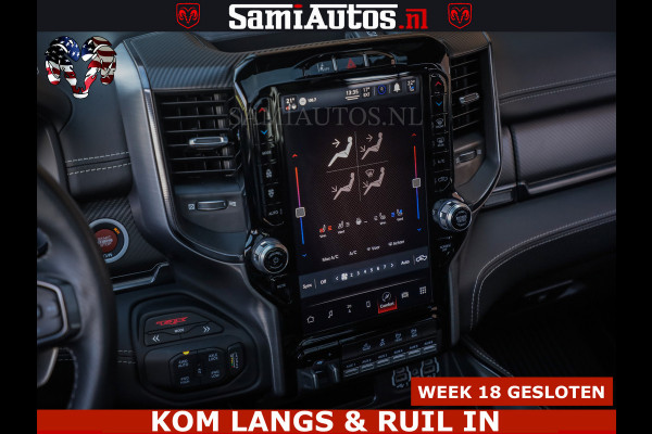 Dodge Ram TRX HELLCAT | 6.2 V8 712PK SUPERCHARGER | FULLY LOADED | CARBON | BLACK ON BLACK | CREW CAB | DUBBELE CABINE | 5 PERSOONS |