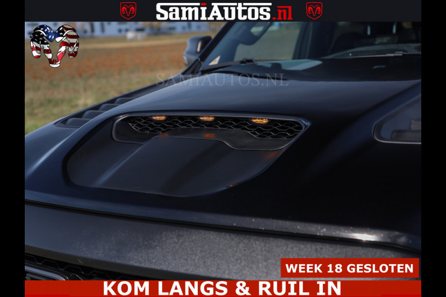 Dodge Ram TRX HELLCAT | 6.2 V8 712PK SUPERCHARGER | FULLY LOADED | CARBON | BLACK ON BLACK | CREW CAB | DUBBELE CABINE | 5 PERSOONS |