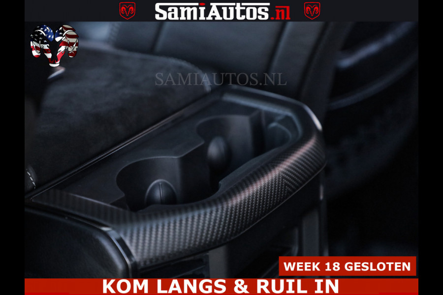 Dodge Ram TRX HELLCAT | 6.2 V8 712PK SUPERCHARGER | FULLY LOADED | CARBON | BLACK ON BLACK | CREW CAB | DUBBELE CABINE | 5 PERSOONS |