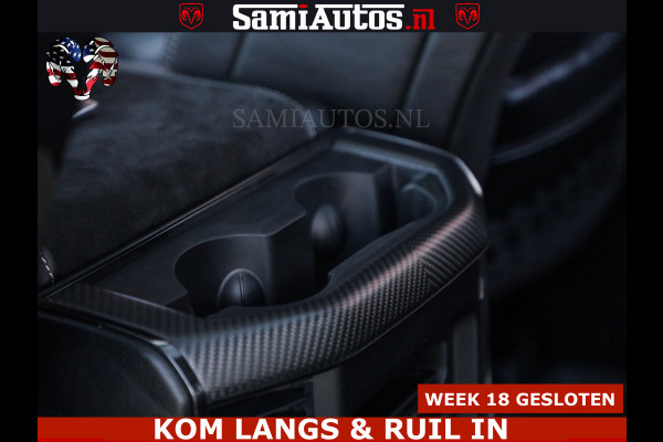 Dodge Ram TRX HELLCAT | 6.2 V8 712PK SUPERCHARGER | FULLY LOADED | CARBON | BLACK ON BLACK | CREW CAB | DUBBELE CABINE | 5 PERSOONS |