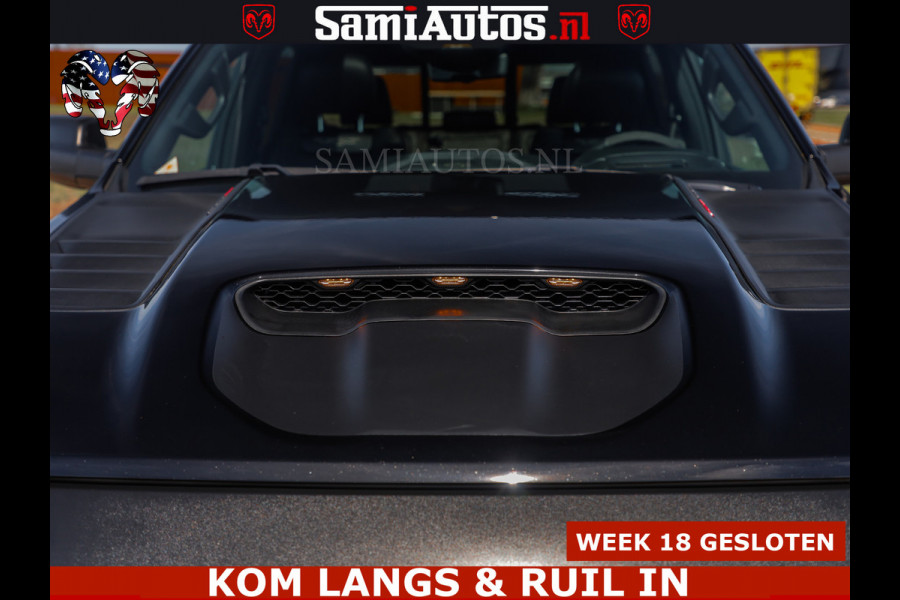 Dodge Ram TRX HELLCAT | 6.2 V8 712PK SUPERCHARGER | FULLY LOADED | CARBON | BLACK ON BLACK | CREW CAB | DUBBELE CABINE | 5 PERSOONS |