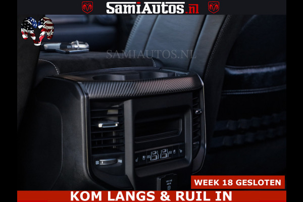 Dodge Ram TRX HELLCAT | 6.2 V8 712PK SUPERCHARGER | FULLY LOADED | CARBON | BLACK ON BLACK | CREW CAB | DUBBELE CABINE | 5 PERSOONS |