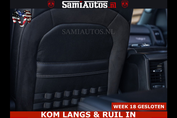 Dodge Ram TRX HELLCAT | 6.2 V8 712PK SUPERCHARGER | FULLY LOADED | CARBON | BLACK ON BLACK | CREW CAB | DUBBELE CABINE | 5 PERSOONS |