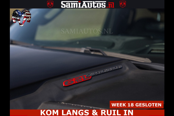 Dodge Ram TRX HELLCAT | 6.2 V8 712PK SUPERCHARGER | FULLY LOADED | CARBON | BLACK ON BLACK | CREW CAB | DUBBELE CABINE | 5 PERSOONS |